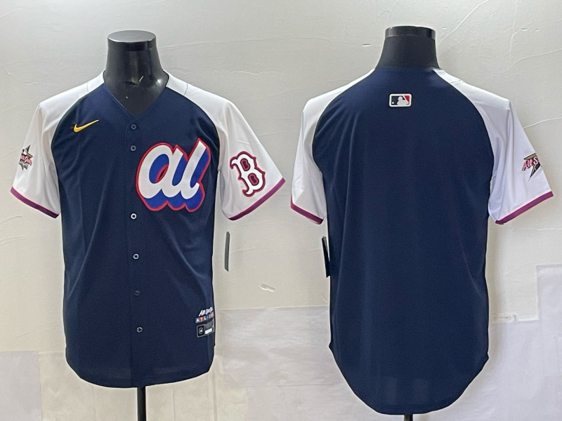 Men 2025 Boston Red Sox Blue MLB All star Nike jersey 001->boston red sox->MLB Jersey